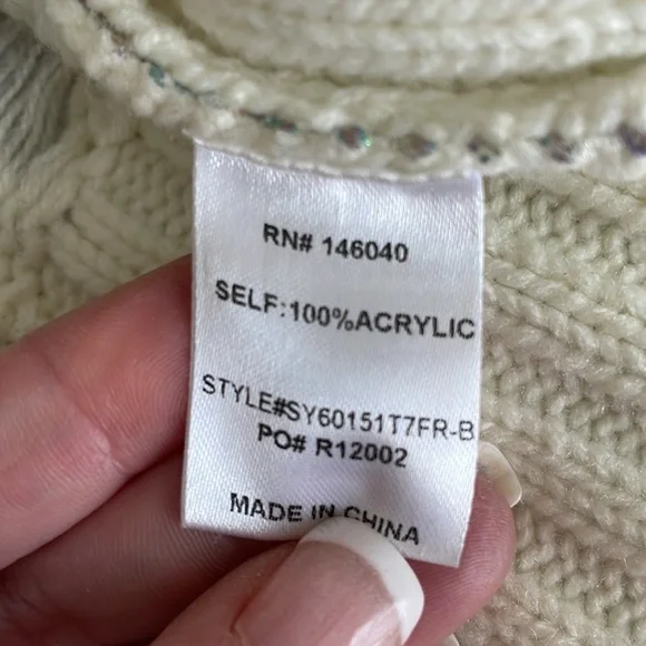 Sunset & Spring cropped sweater - Picture 4 of 7